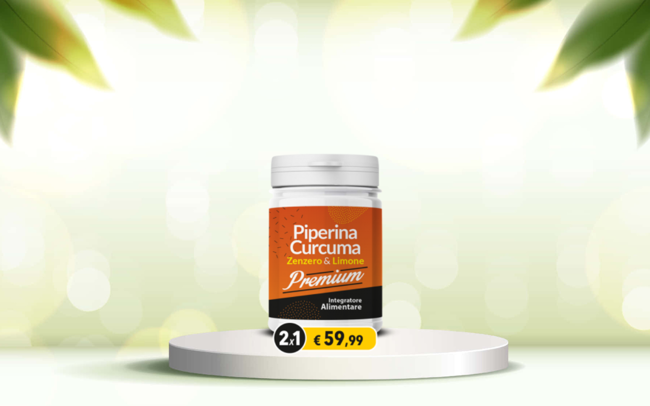 Scopri piperina e curcuma premium: il detox naturale per regolarità e benessere